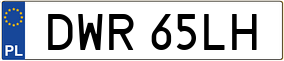 Truck License Plate